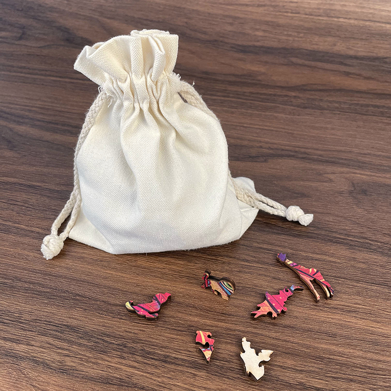 Holzpuzzle „Schöner Pfau“