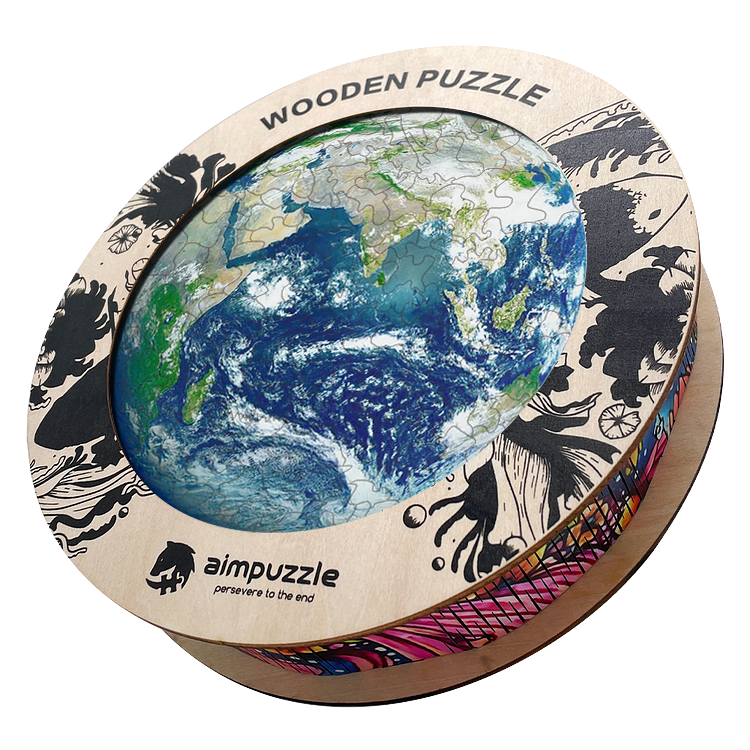 Holzpuzzle „Erde“