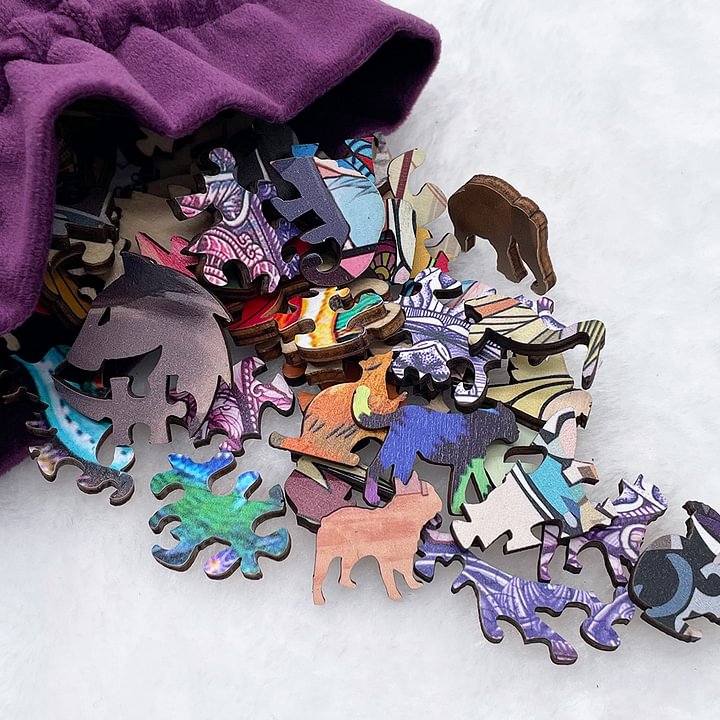 Holzpuzzle „Mandala Meeresschildkröte“