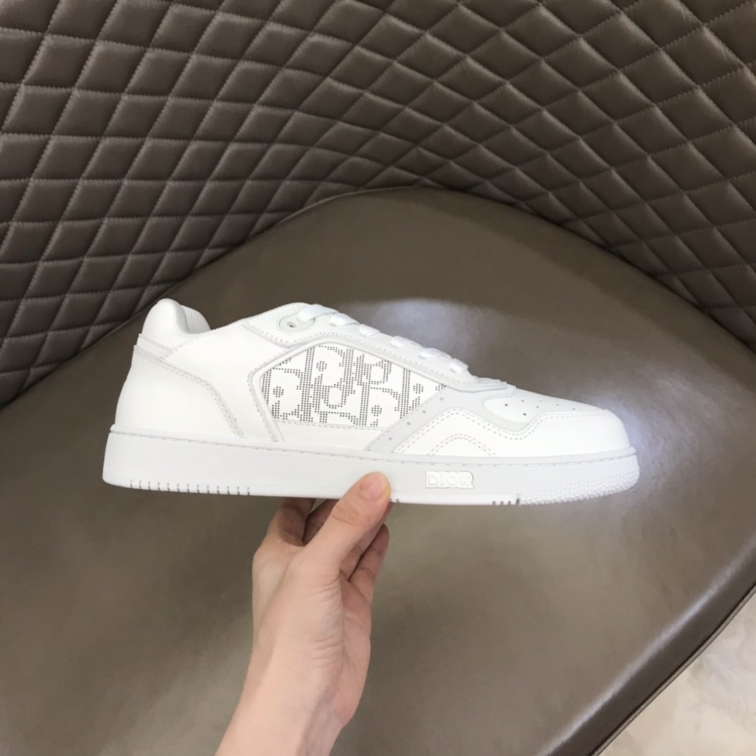 (1:1 replica) Christian Dior Women s B27 Low-Top Sneaker White For Women CD