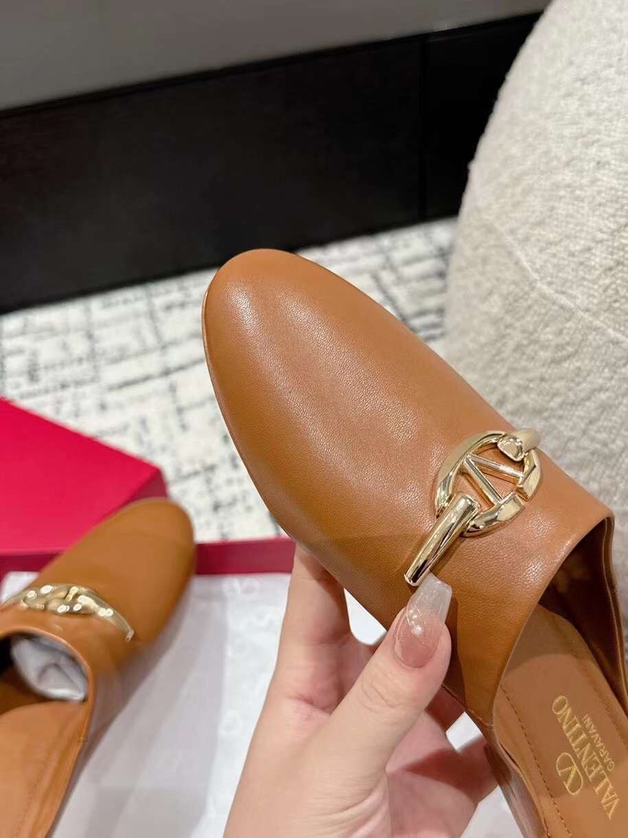 (1:1 replica) Valentino Garavani Roman Stud Open Back Women s Shoes