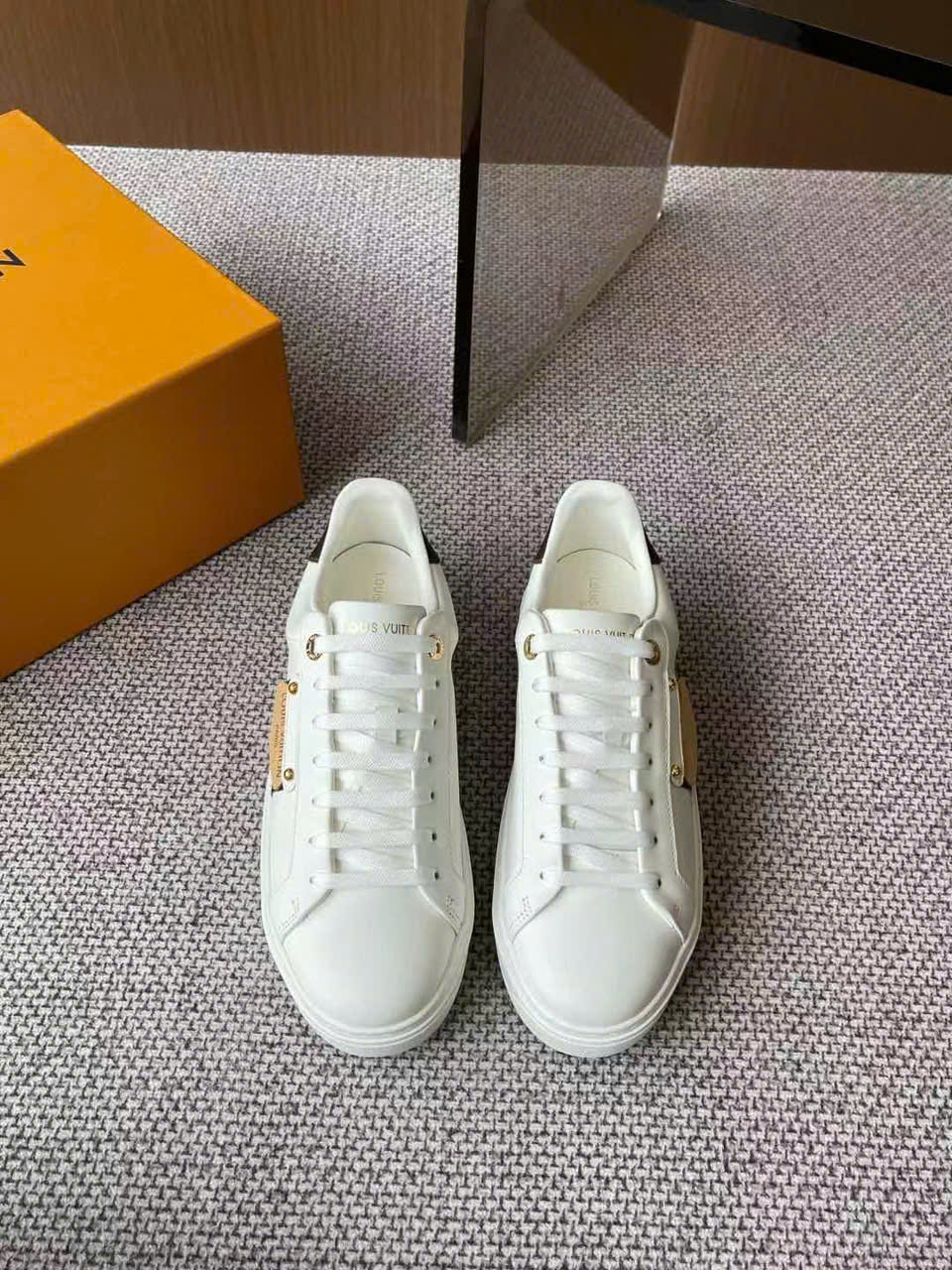 (1:1 replica) Louis Vuitton Monogram Cherry Blossoms Sneaker Shoes