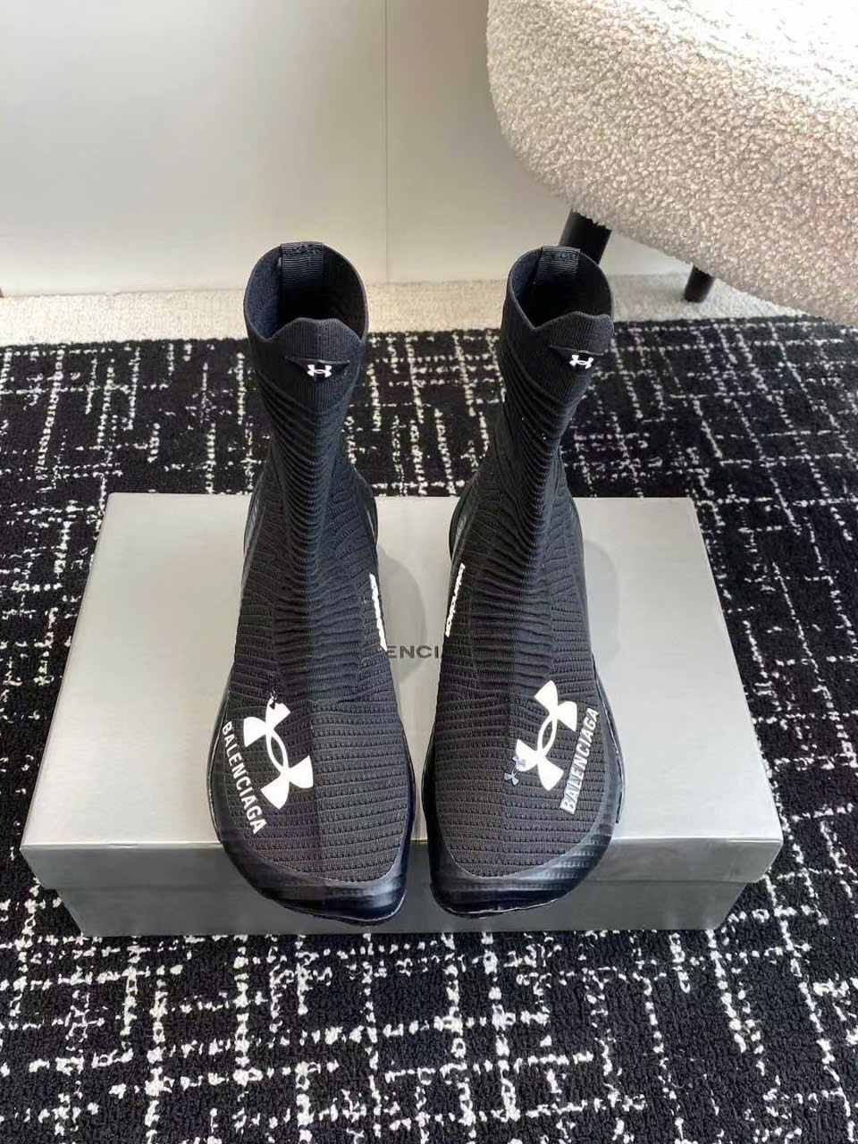 (1:1 replica) Balenciaga X Under Armour Track Trainer Unisex Shoes