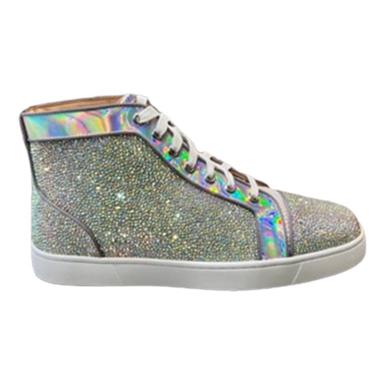 (1:1 replica) Christian Louboutin Silver Stones Sneaker CLS056