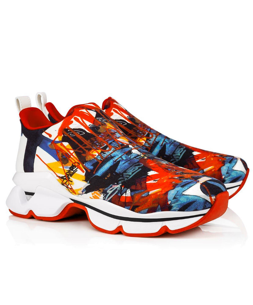 (1:1 replica) Christian Louboutin Men s Space Run Sneaker Red