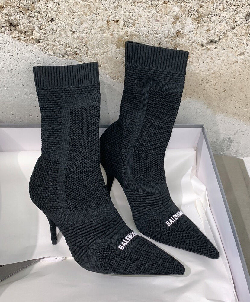 (1:1 replica) Balenciaga Women s Knife 2.0 80MM Bootie Black