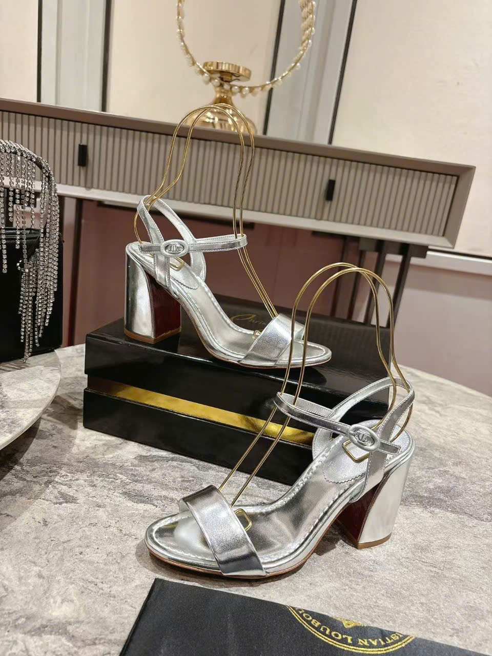 (1:1 replica) Christian Louboutin Maison Women s Sandals 8.5cm