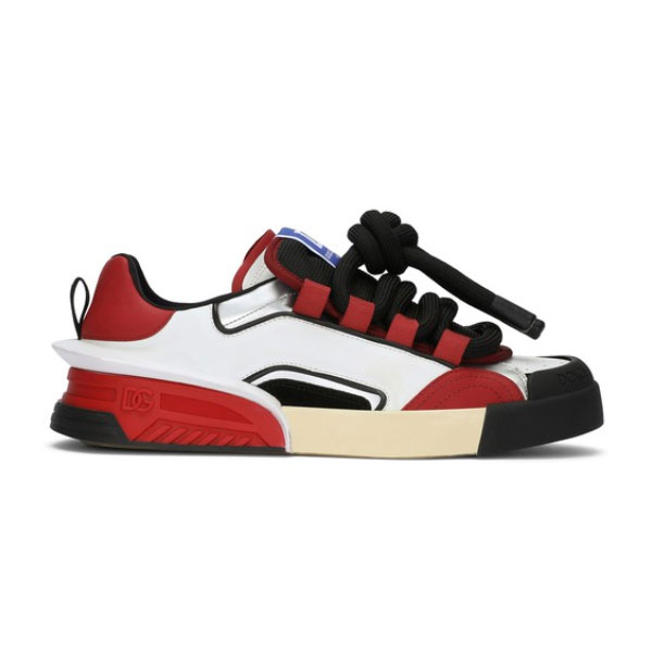 (1:1 replica) DOLCE GABBANA MIXED-MATERIAL PORTOFINO SNEAKERS IN MULTICOLOR – DG039