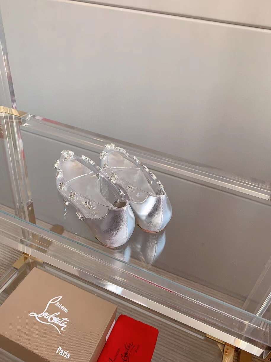 (1:1 replica) Christian Louboutin Degraqueen Embellished PVC Pumps