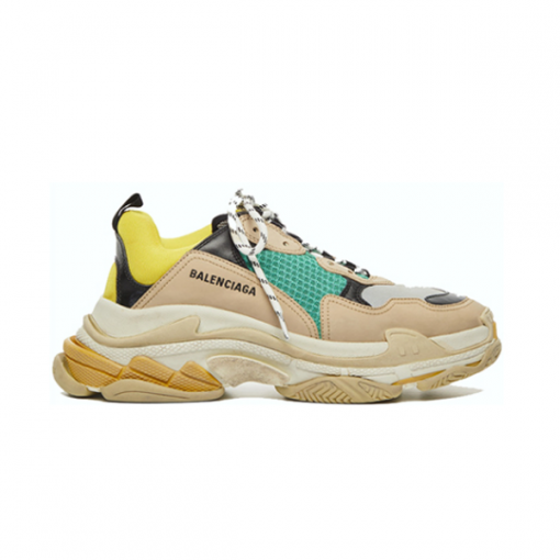 (1:1 replica) BALENCIAGA TRIPLE S TRAINER YELLOW GREEN BLA029