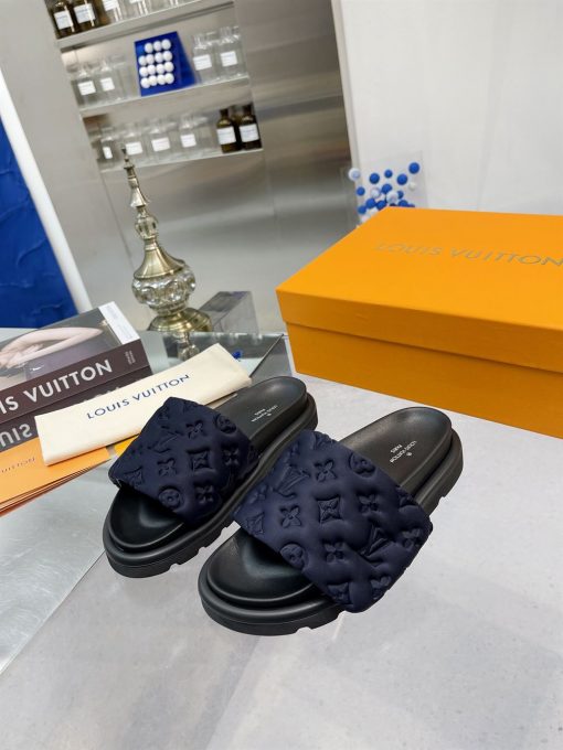 (1:1 replica) LOUIS VUITTON POOL PILLOW FLAT COMFORT MULE LVSD050