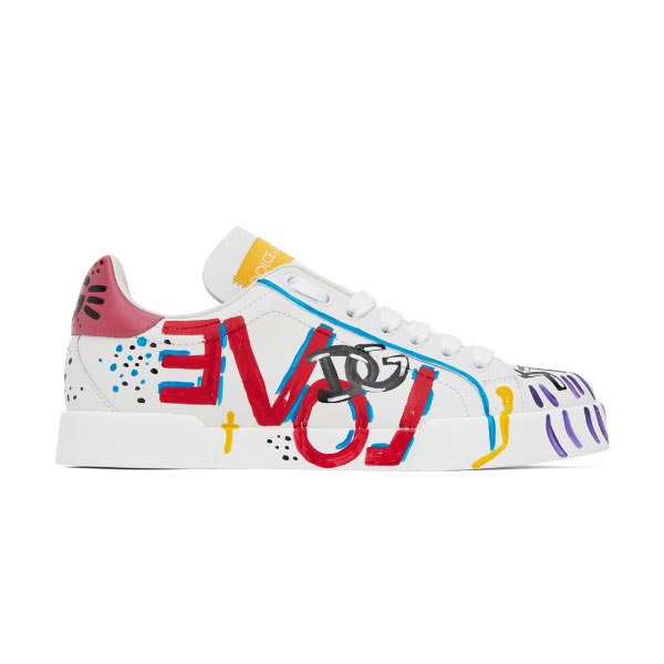 (1:1 replica) DOLCE GABBANA LIMITED EDITION PORTOFINO GRAFFITI SNEAKERS – DG020
