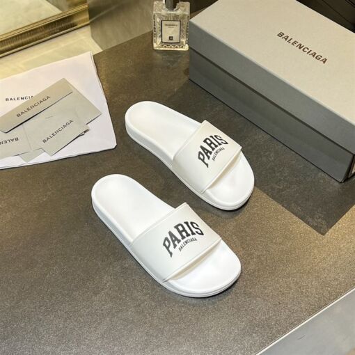 (1:1 replica) BALENCIAGA CITIES PARIS POOL SLIDE SANDAL BBD007