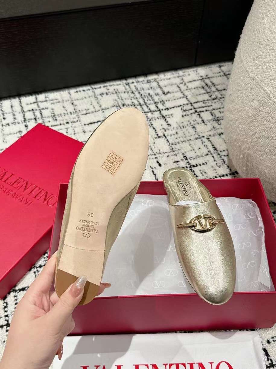 (1:1 replica) Valentino Garavani Roman Stud Open Back Women s Shoes