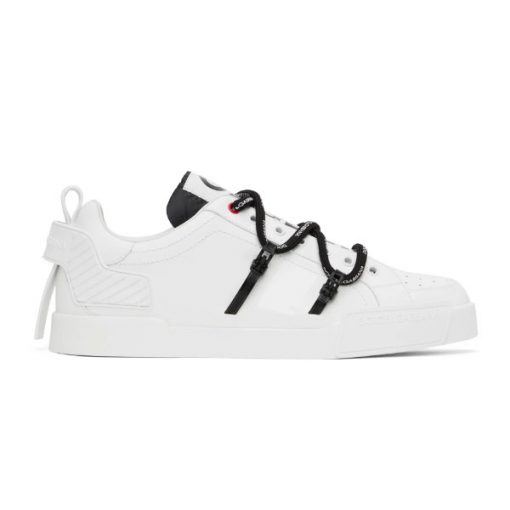 (1:1 replica) DOLCE GABBANA PORTOFINO SNEAKER IN CALFSKIN AND PATENT LEATHER – DG031