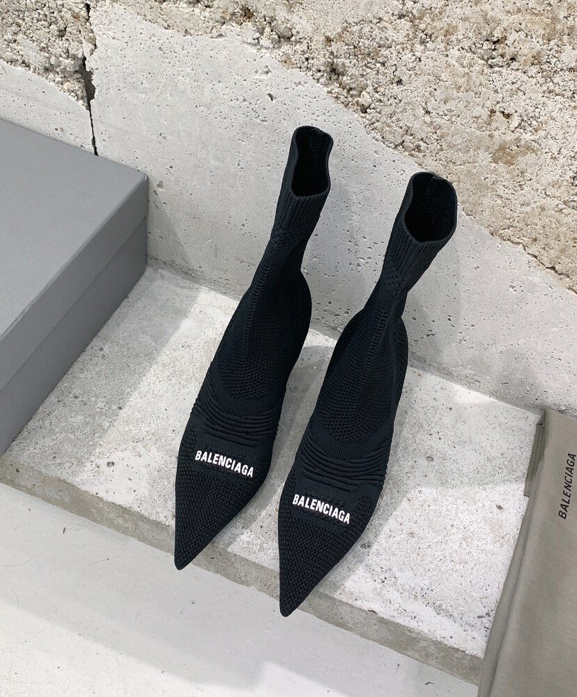 (1:1 replica) Balenciaga Women s Knife 2.0 80MM Bootie Black