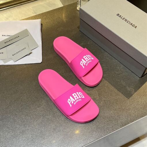 (1:1 replica) BALENCIAGA CITIES PARIS POOL SLIDE SANDAL BBD010