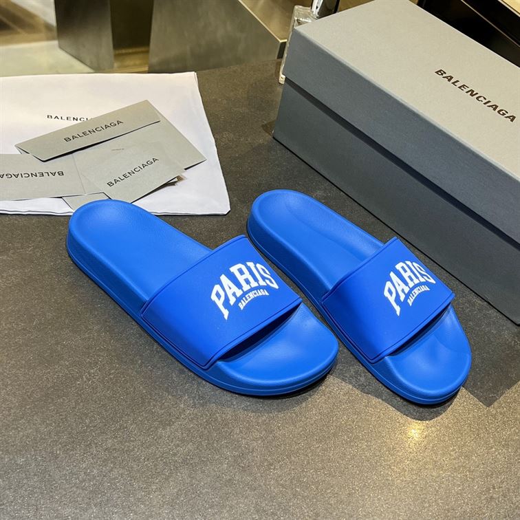 (1:1 replica) BALENCIAGA CITIES PARIS POOL SLIDE SANDAL BBD011