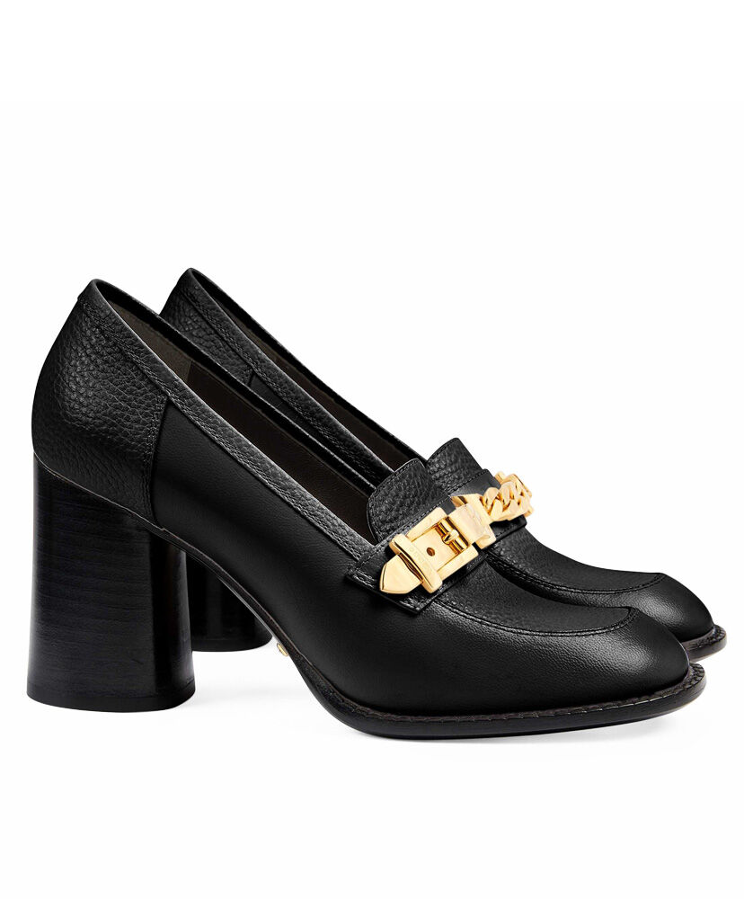 (1:1 replica) Gucci Women s Mid-heel Loafer With Chain 626767