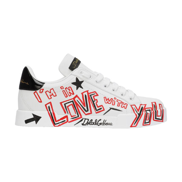 (1:1 replica) DOLCE GABBANA PORTOFINO CUORE SNEAKERS MULTICOLOR – DG021