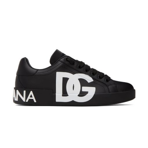 (1:1 replica) DOLCE GABBANA PORTOFINO DG SNEAKERS IN BLACK – DG025
