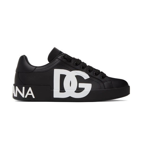 (1:1 replica) DOLCE GABBANA PORTOFINO DG SNEAKERS IN BLACK – DG025