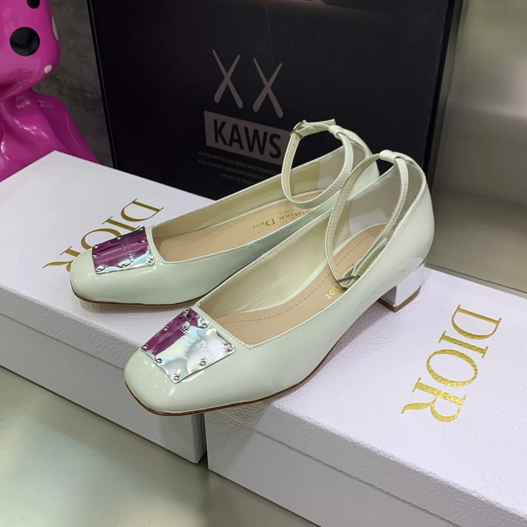 (1:1 replica) Christian Dior Women s La Parisienne Dior Pump Green For Women CD