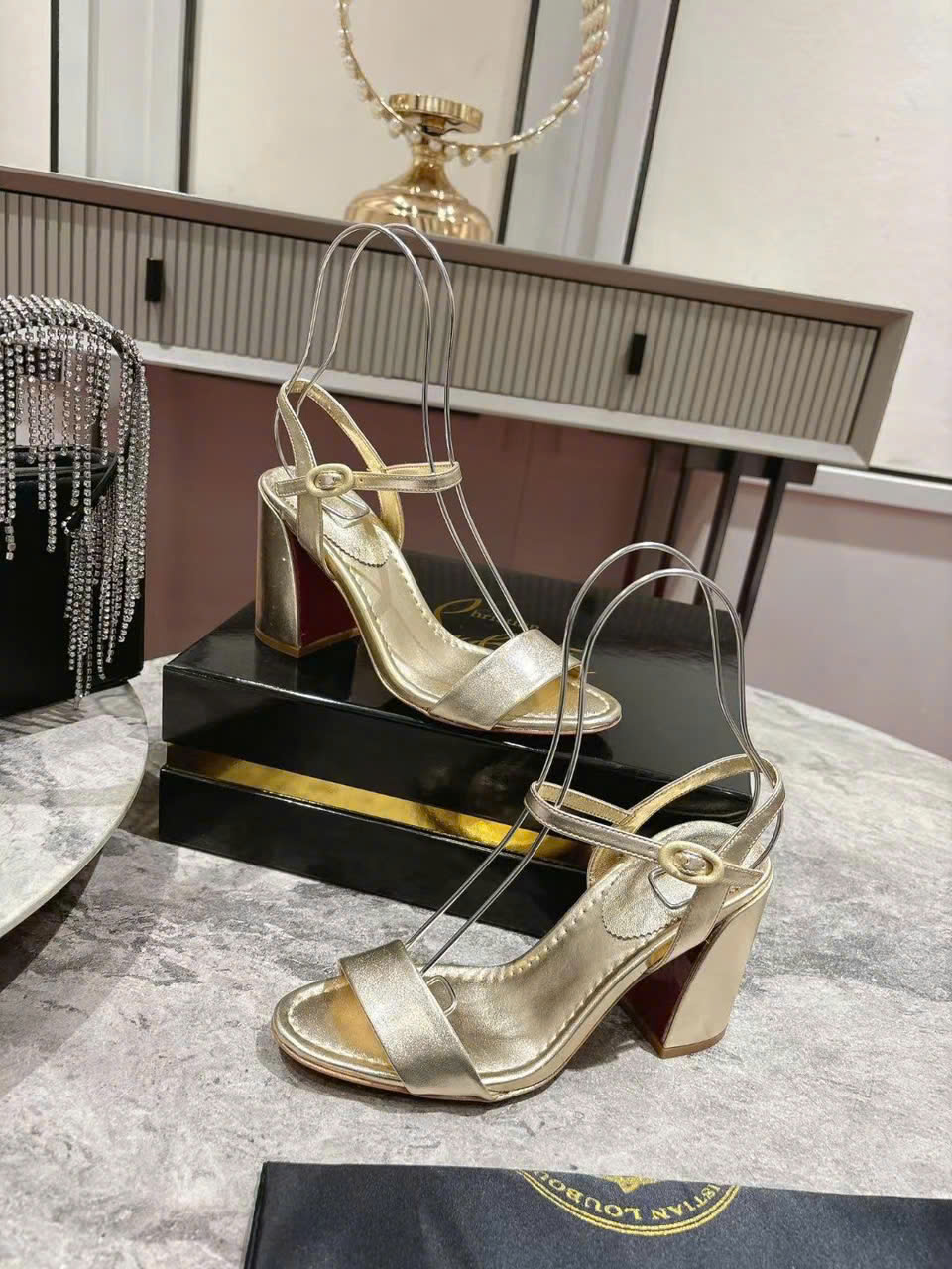 (1:1 replica) Christian Louboutin Maison Women s Sandals 8.5cm