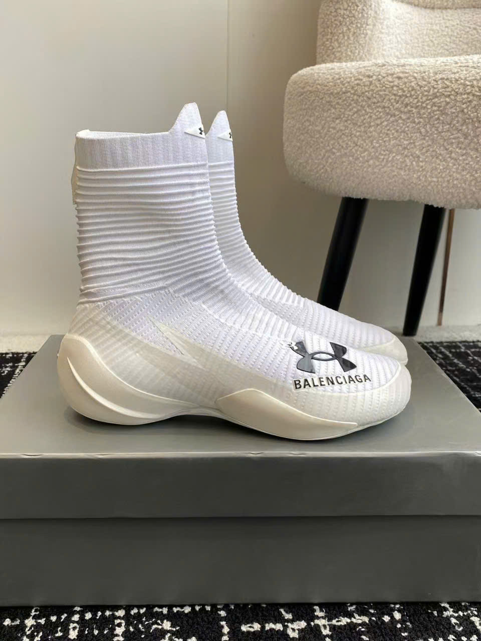 (1:1 replica) Balenciaga X Under Armour Track Trainer Unisex Shoes