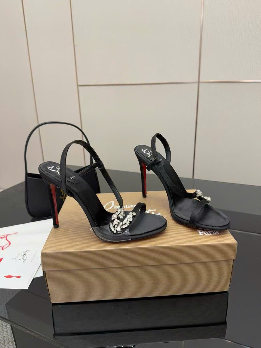 (1:1 replica) Christian Louboutin Rosalie Red Carpet Women s Sandal 10.5cm
