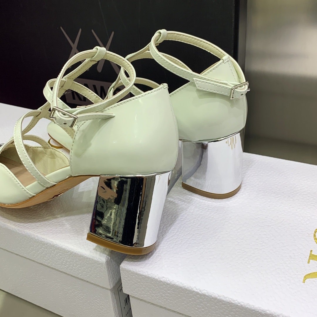 (1:1 replica) Christian Dior Women s La Parisienne Dior Ballerina Flat Green For Women CD