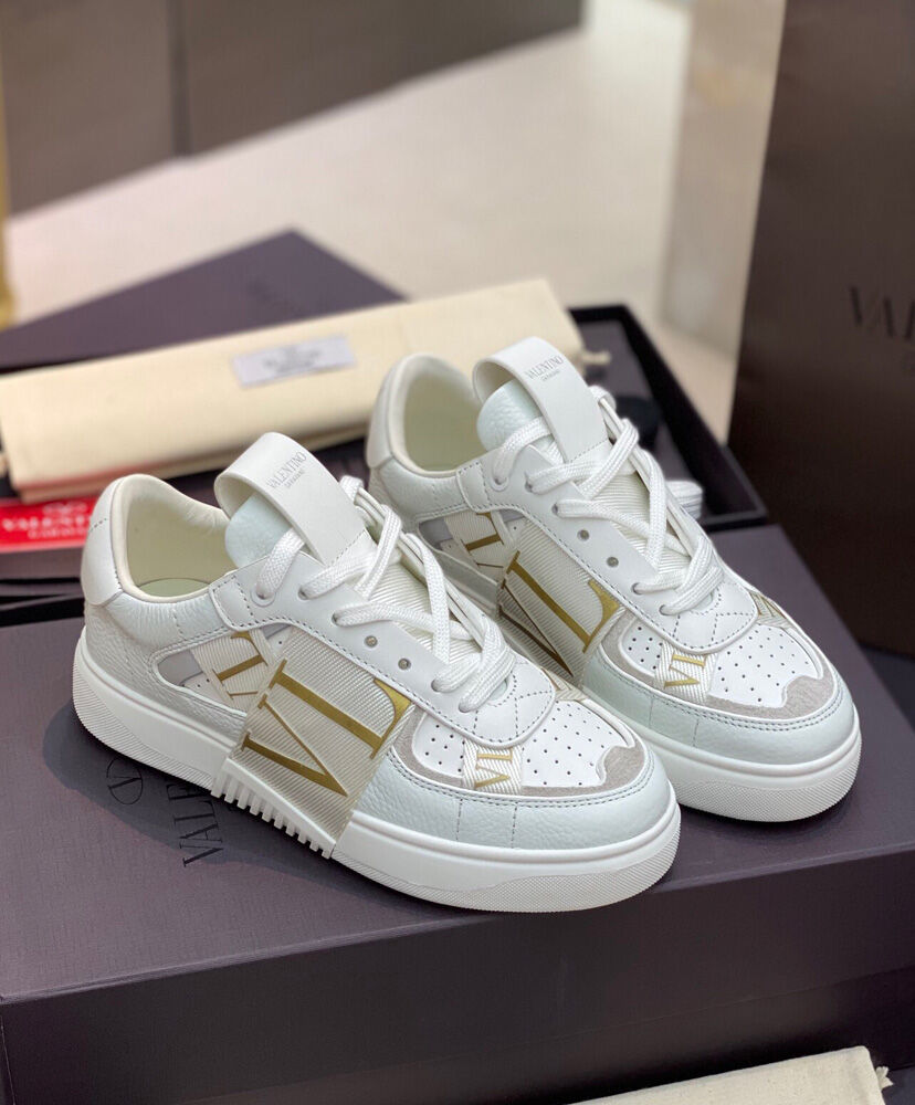 (1:1 replica) Valentino Unisex Calfskin Vl7n Sneaker With Bands