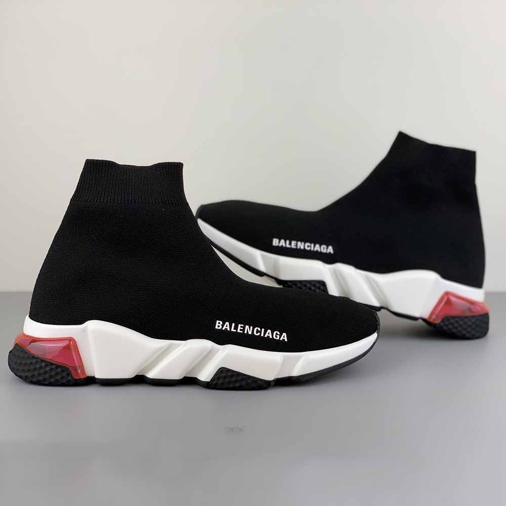 (1:1 replica) Speed Trainer in Black/White/Rose red with White Logo