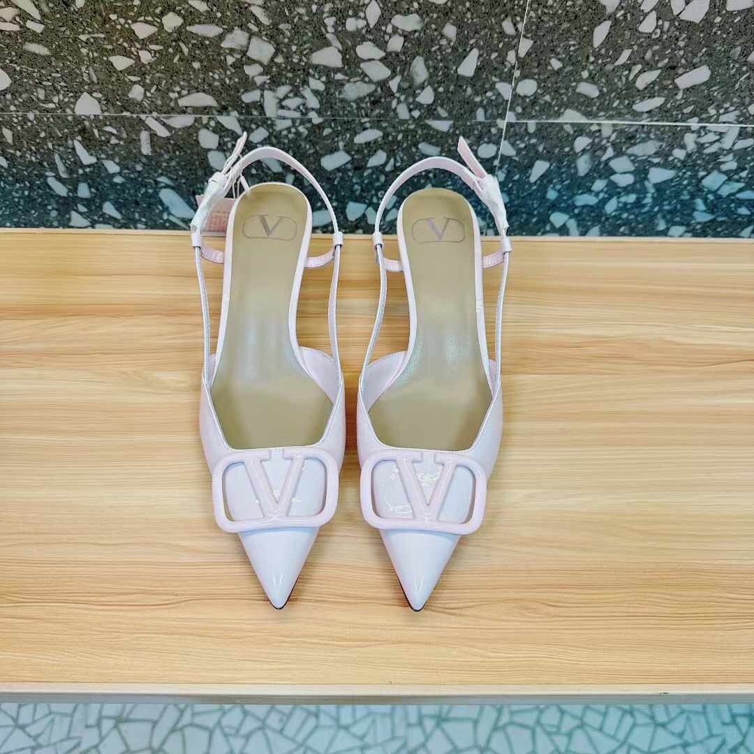 (1:1 replica) Valentino Garavani Vlogo Slingback Shoes 4.5cm