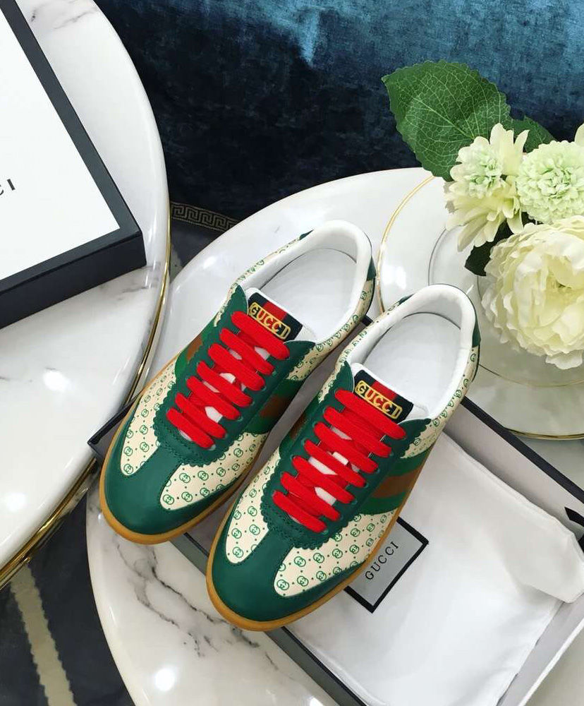 (1:1 replica) Gucci Women s Gucci-Dapper Dan G74 sneaker 536877 Cream