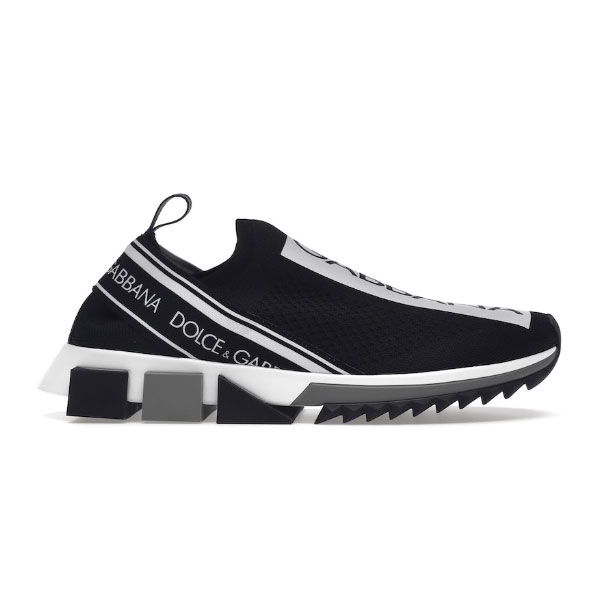 (1:1 replica) DOLCE GABBANA SORRENTO LOGO SLIP ON BLACK WHITE – DG030