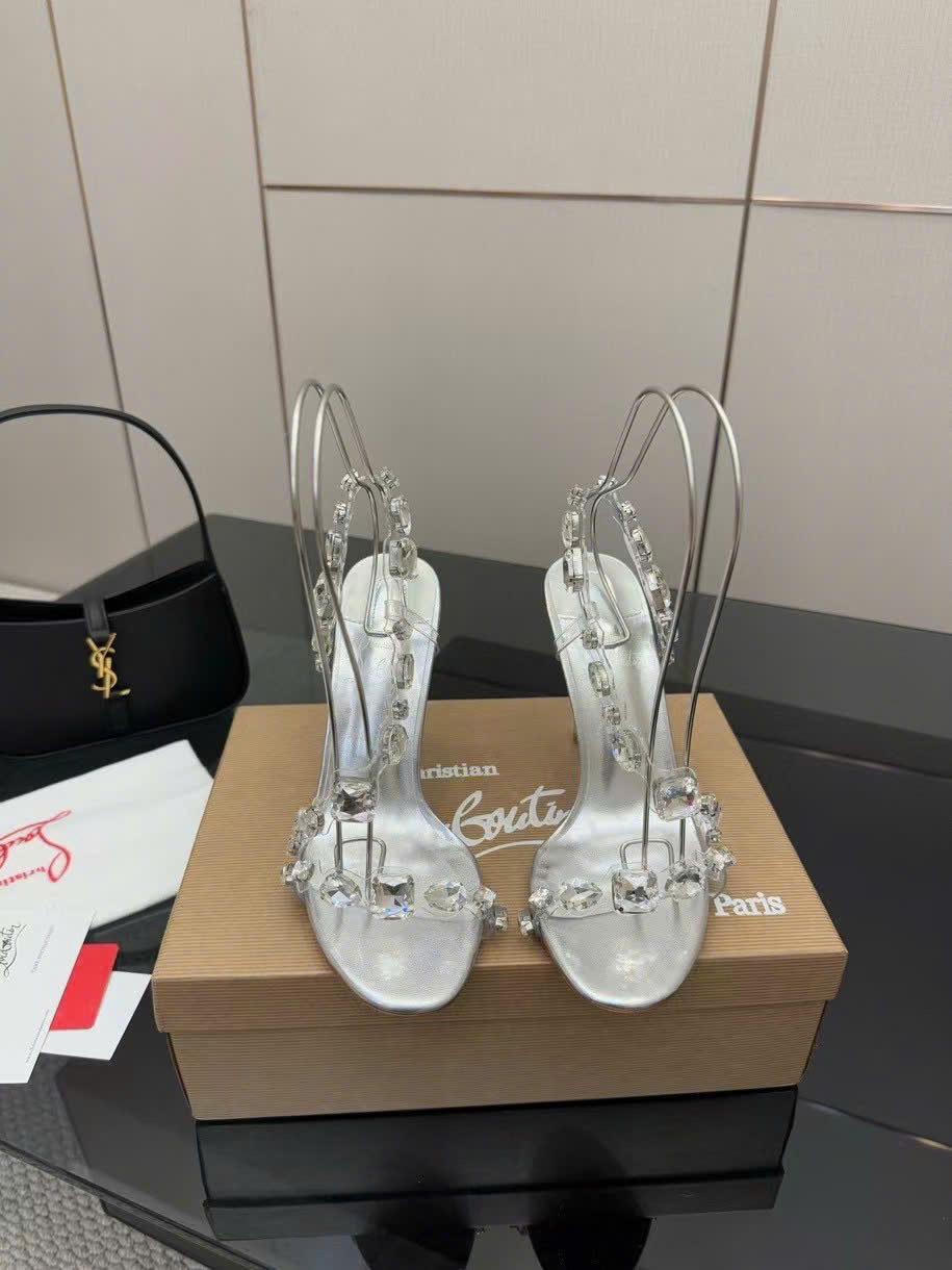 (1:1 replica) Christian Louboutin Rosalie Red Carpet Women s Sandal 10.5cm