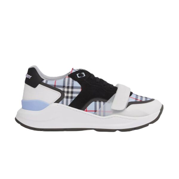 (1:1 replica) BURBERRY CHECK NYLON, LEATHER AND SUEDE SNEAKERS BBR031
