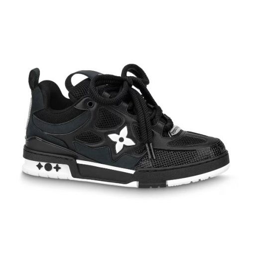 (1:1 replica) LOUIS VUITTON LV SKATE SNEAKER IN BLACK LVS143