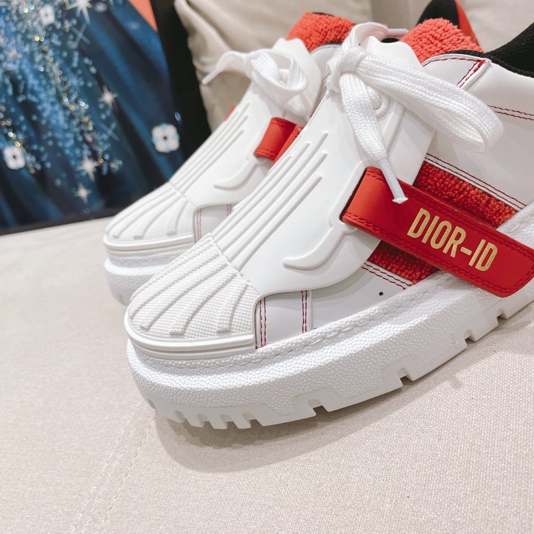 (1:1 replica) Christian Dior-ID Sneaker Rubber White For Women CD