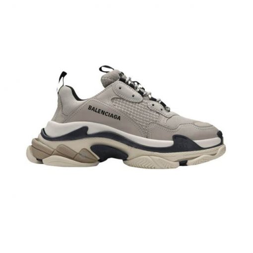 (1:1 replica) BALENCIAGA TRIPLE S SNEAKERS IN GREY AND BLACK BLA020