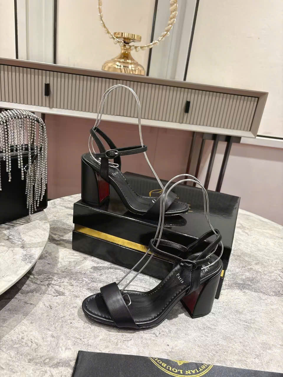 (1:1 replica) Christian Louboutin Maison Women s Sandals 8.5cm