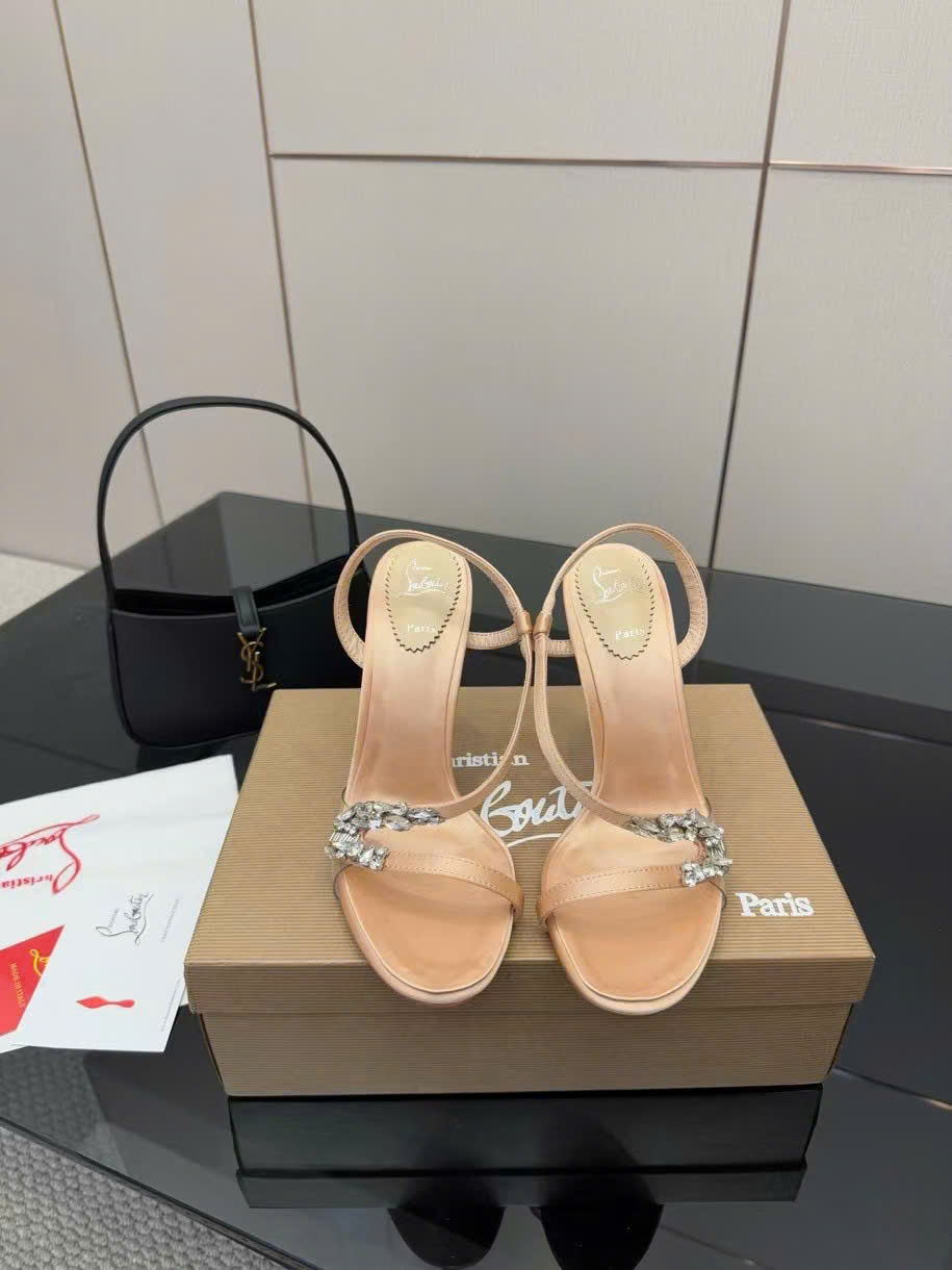 (1:1 replica) Christian Louboutin Rosalie Red Carpet Women s Sandal 10.5cm