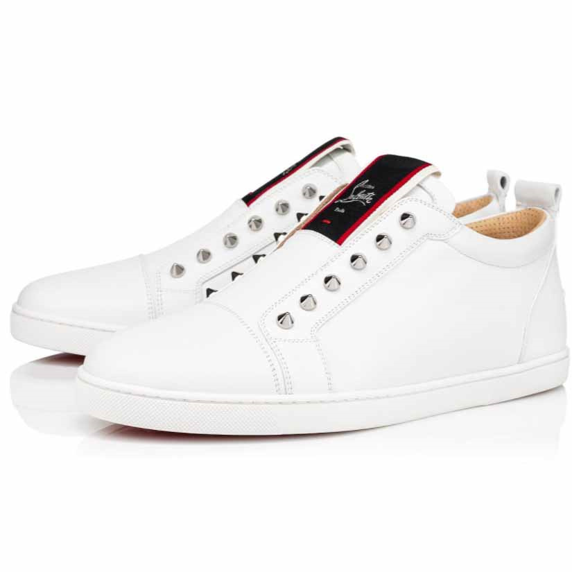 (1:1 replica) Christian Louboutin F.A.V Fiqeu A Vontade White Calf