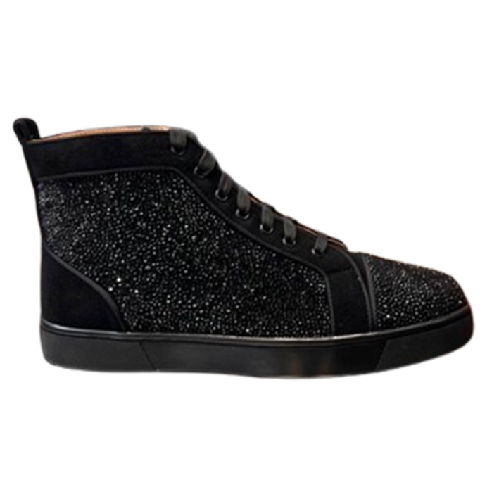 (1:1 replica) Christian Louboutin Low Top Black Sneaker CLS053