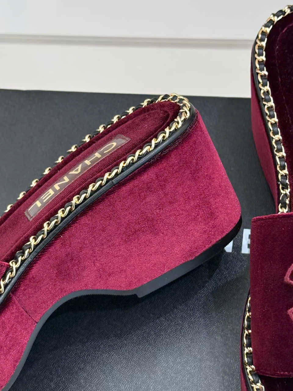 (1:1 replica) Chanel C Logo Women s Wedge Sandals New Arrival