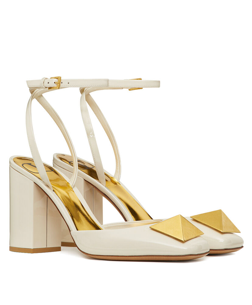 (1:1 replica) Valentino Women s One Stud Pump In Patent Leather 90MM