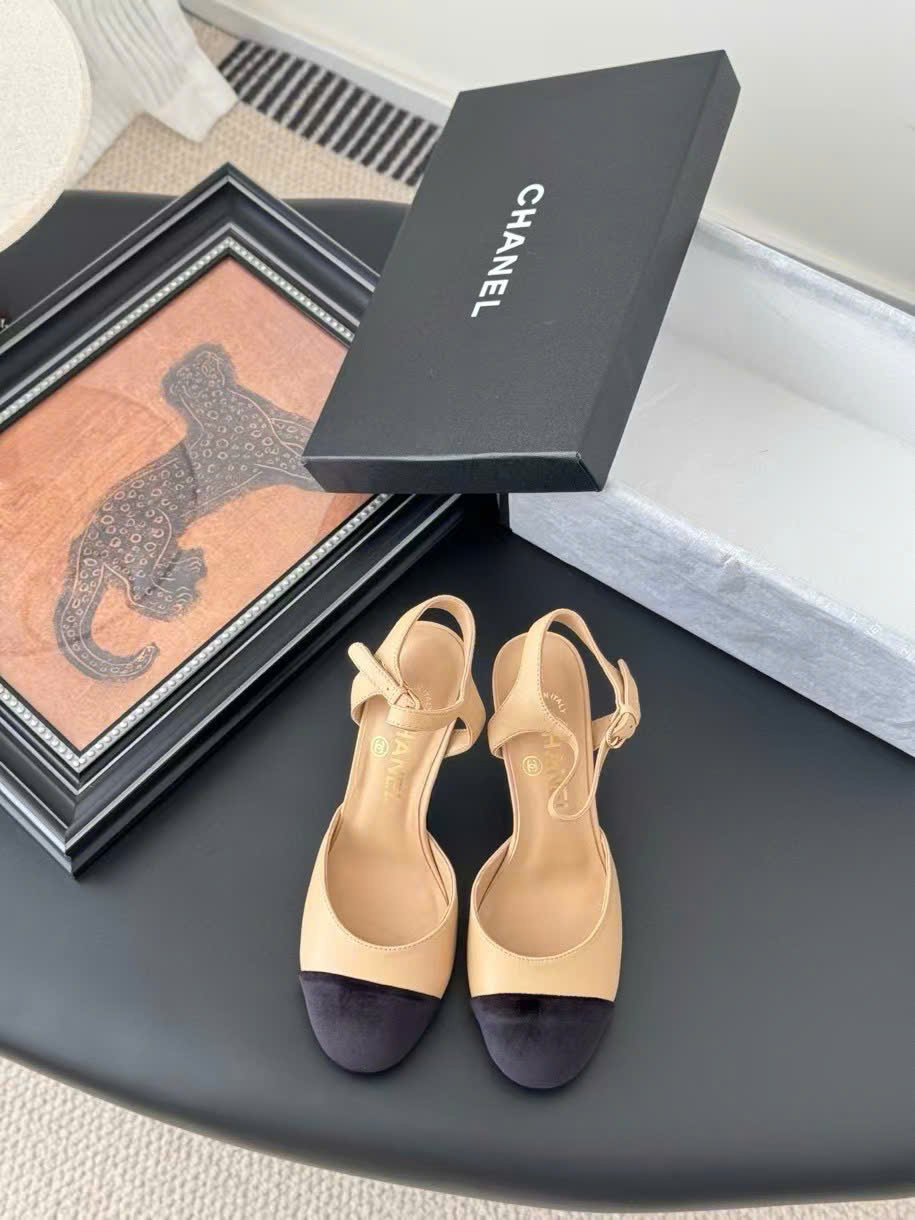 (1:1 replica) Chanel Slingback Women s Shoes New Arrivals 8cm