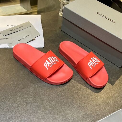 (1:1 replica) BALENCIAGA CITIES PARIS POOL SLIDE SANDAL BBD009