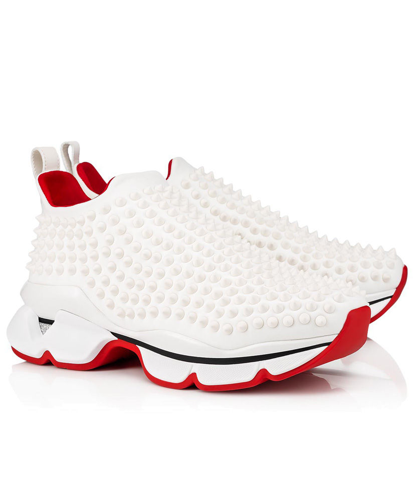 (1:1 replica) Christian Louboutin Men s Spike Sock Donna Neoprene Sneakers